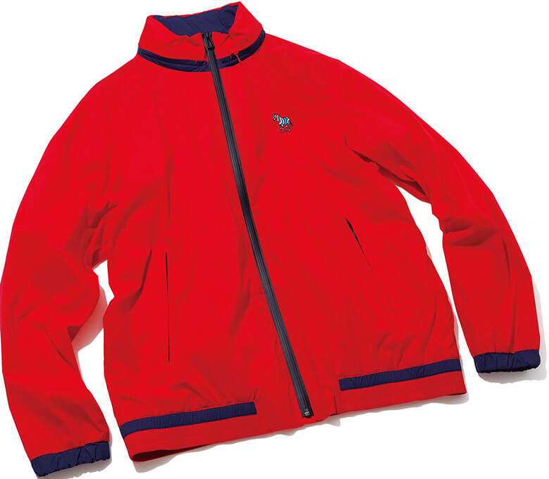 PS Paul Smith ゴルフウェア ナイロンジャケット　撥水 赤　L 僕らが大好きなポール・スミスから初のゴルフウェアが登場