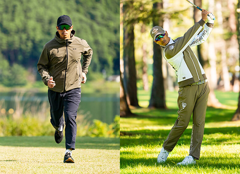 オークリー ゴルフウエア メンズL★タグ付き未使用 オールシーズン 機能服 サングラスだけじゃない！ オークリーの機能服がランナー＆ゴルファー